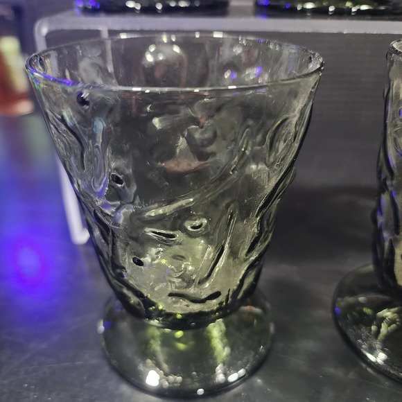 5 Bryce El Rancho Dusk Footed Juice Glasses - Picture 2 of 6